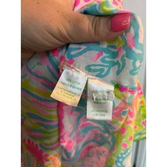 Lilly Pulitzer tunic blouse size large - Picture 5 of 5